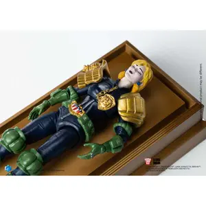 Collectible figurine Hiya Toys 2000 AD 1/18 Exquisite Judge Dredd Judge Anderson Hall of Heroes Mini image-6