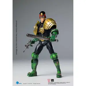 Collectible figurine Hiya Toys 2000 AD 1/18 Exquisite Judge Dredd Cursed Earth Judge Dredd Mini image-6