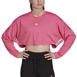 Women's lightweight oversized sweatshirt adidas Hyperglam image-1