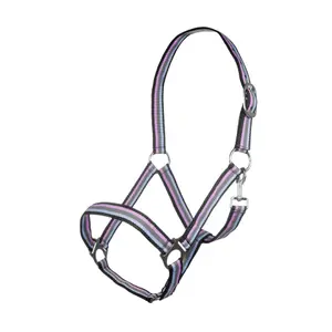 Nylon headcollar for horse HKM Linz image-0