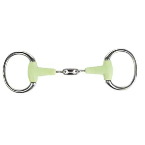 Olive bit for horses HKM Apfelaroma image-0