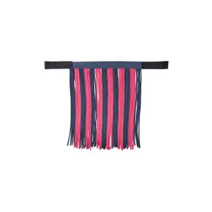 Headcollar til hest med longe og fluefringe HKM image-3