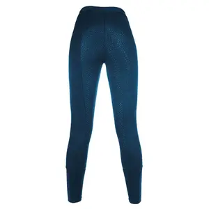 Girls' full grip riding leggings HKM Yvi image-1