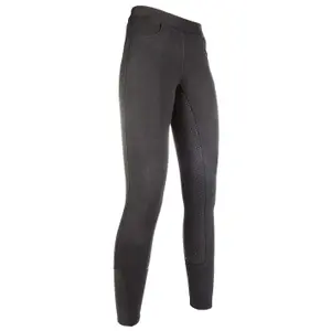 Girls' full grip riding leggings HKM Yvi image-0