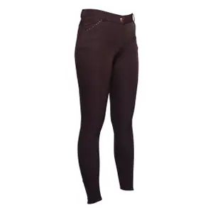 Full grip riding Trousers for women HKM Rosegold Glamour image-0