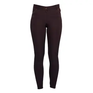 Full grip riding Trousers for women HKM Rosegold Glamour image-1