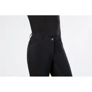 Full grip riding Trousers for women HKM Rosegold Glamour image-2