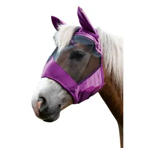 Anti-vliegenmasker voor paarden HKM High Professional image-0
