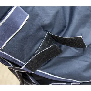 Outdoor Blanket for Horse with Fleece Neck Cover HKM Starter 0g image-3