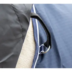 Outdoor Blanket for Horse with Fleece Neck Cover HKM Starter 0g image-4