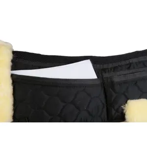 Sheepskin Saddle Pad for Horse HKM Style image-2
