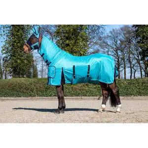 Fly Blanket with neck cover HKM Lissabon- Style image-1