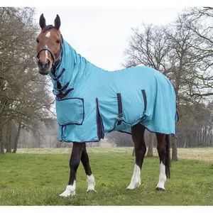 Fly Blanket with neck cover HKM Lissabon- Style image-2