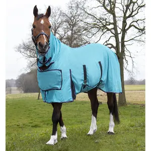 Fly Blanket with neck cover HKM Lissabon- Style image-4