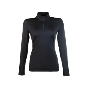 T-shirt equitazione a maniche lunghe da donna HKM Basic image-0