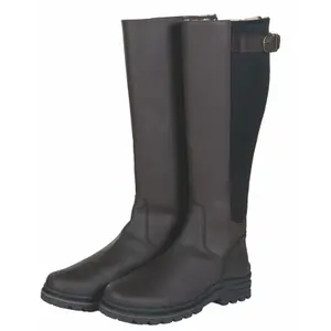 Botas de inverno de couro para mulher HKM Glasgow Style image-1