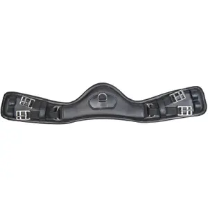 Elastic Leather Horse Girth HKM Anatomic image-0