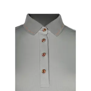 Ridepoloshirt til kvinder HKM Rosegold Glamour image-2