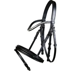 Bitless bridle for horses HKM Shetty Diamond image-0