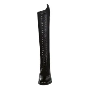 Damskie skórzane buty do jazdy konnej HKM Elegant Lace Standard image-1