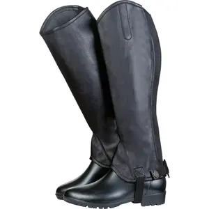 Ghette corte in pelle HKM Elastic Plain image-2