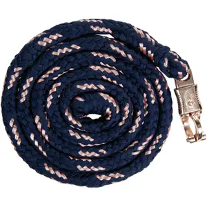 Lunghina cavallo con moschettone antipanico HKM Rosegold image-0