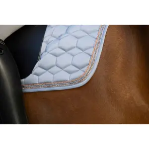 Dressyrmattor för hästar HKM Rosegold Glamour image-3