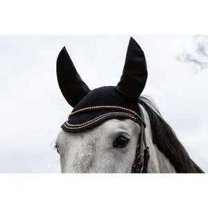 Short bonnet for horses HKM Rosegold Glamour image-2