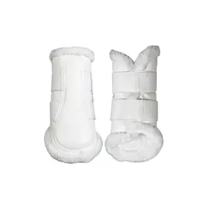 Lukkede hestestøvler HKM Comfort Premium Fur image-0
