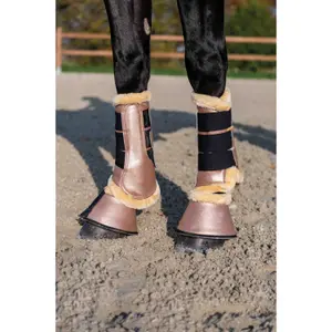 Closed horse gaiters HKM Comfort Premium Fur image-1