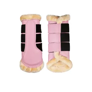 Geschlossene Gamaschen für Pferde HKM Comfort Premium Fur image-0