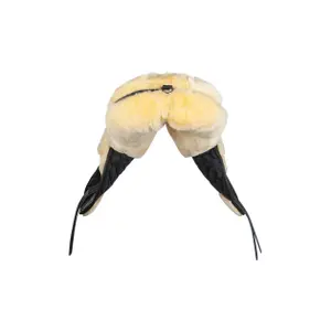 Sheepskin Dressage Saddle for Horse HKM image-2