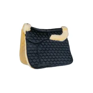 Sheepskin Dressage Saddle Pad for Horse HKM