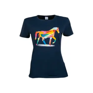 T-shirt dames HKM Colourful Horse image-0