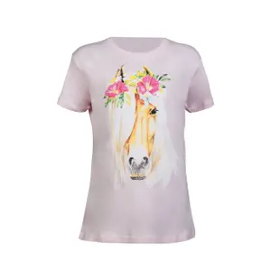 T-shirt meisje HKM Flower Horse image-0