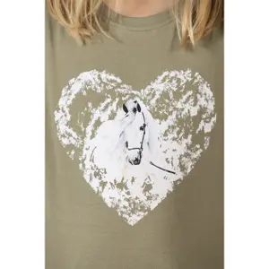 Långärmad T-shirt för flickor HKM Horse Spirit image-2