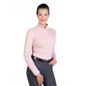Riding polo long sleeves woman HKM Berry Lace image-1