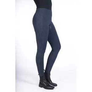 Women's full grip riding leggings HKM Flow Reflective image-2