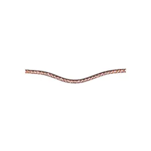 Stirnband für Pferd HKM Rosegold Glamour Style image-1