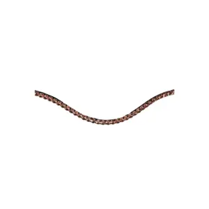 Frontaal voor paard HKM Rosegold Glamour Style image-1