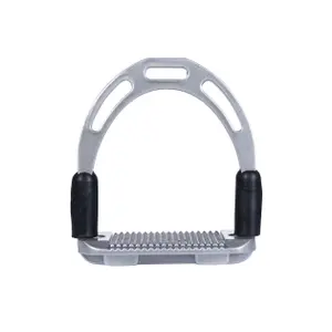 Classic Aluminium Horse Riding Stirrups HKM Ultra Safety image-0