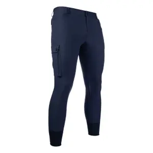 Mid grip riding Trousers HKM Cargo image-0