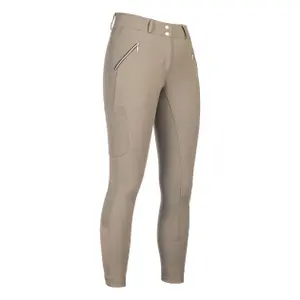Pantalón de equitación Full Grip infantil HKM Lia High Waist image-0