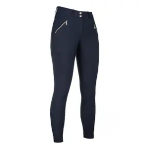 Pantalón de equitación Full Grip infantil HKM Lia High Waist image-0