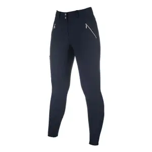 Pantalón de equitación Full Grip infantil HKM Lia High Waist image-1