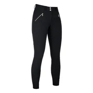 Pantalón de equitación Full Grip infantil HKM Lia High Waist image-0