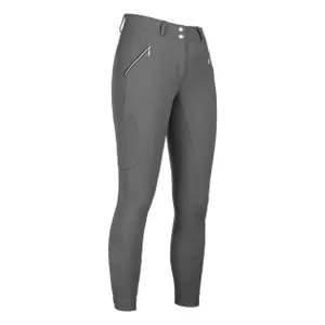 Pantalón de equitación Full Grip infantil HKM Lia High Waist image-0