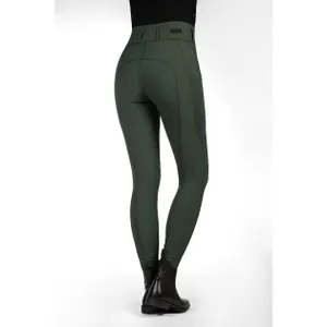 Women's mid grip riding leggings HKM Jil High Waist image-4