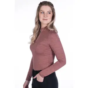 Damestrui met lange mouwen HKM Rosewood Melange image-1