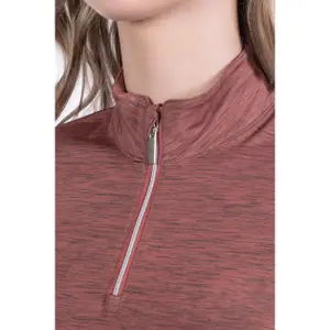 Damestrui met lange mouwen HKM Rosewood Melange image-3